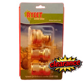 CLEARANCE - RYSET GW150 Premium 12mm 3 Piece Brass Fitting Set