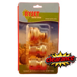 CLEARANCE - RYSET GW150 Premium 12mm 3 Piece Brass Fitting Set