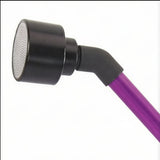 Dramm One Touch Rainwand 16in Berry, purple aluminum wand with black rubber grip and shower head.