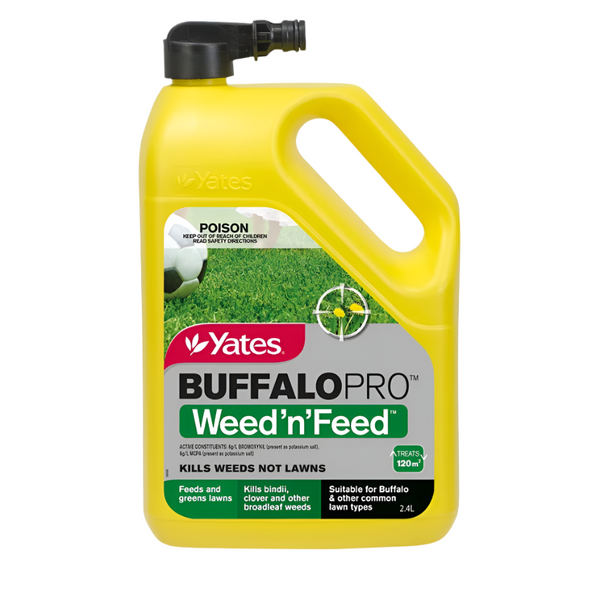 broadleaf herbicide for buffalo grass Buffalo Pro Weed n Feed 2.4L – Fertool Australia